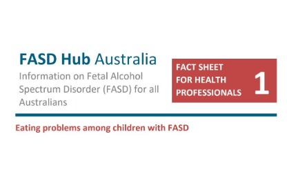 Eating problems among children with FASD